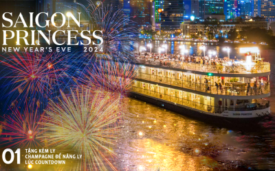Đón chào năm mới 2024 lãng mạn cùng Du thuyền Saigon Princess 5 sao
