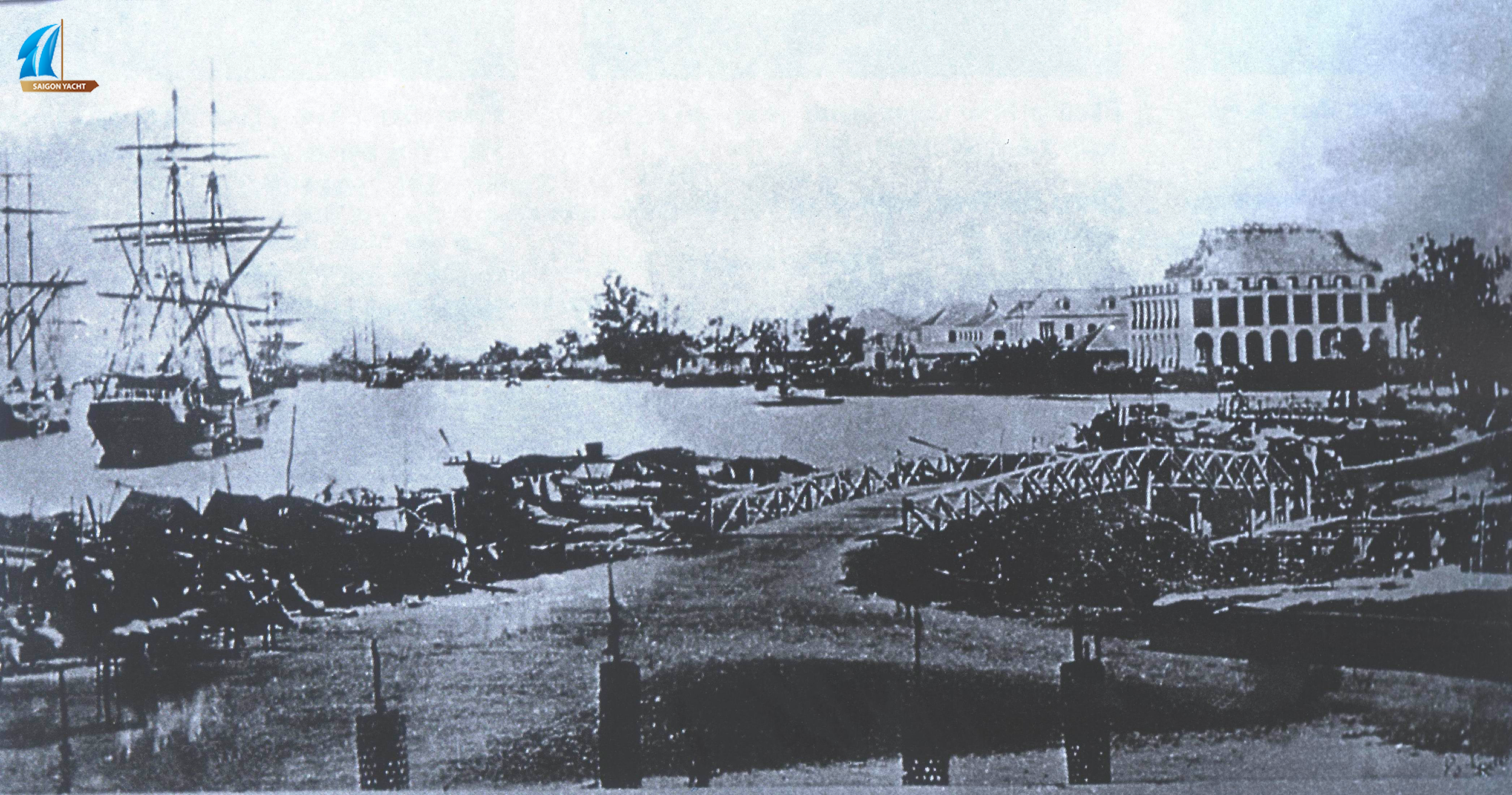 Bến cảng Nhà Rồng vào những năm thế kỷ XX